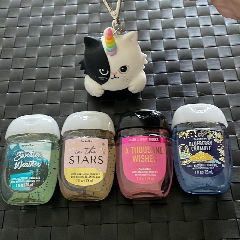 Bath and Body Works pocketbac holder & sanitizers